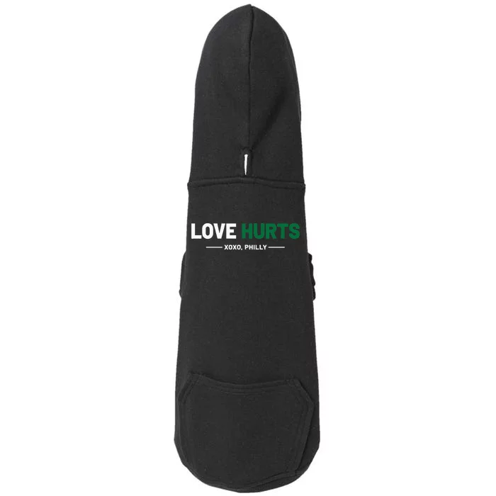 Philadelphia Love Hurts Fan Pride Cute Doggie 3-End Fleece Hoodie