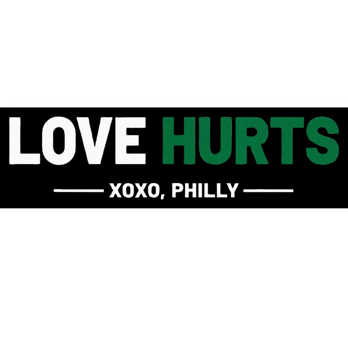 Philadelphia Love Hurts Fan Pride Cute Bumper Sticker