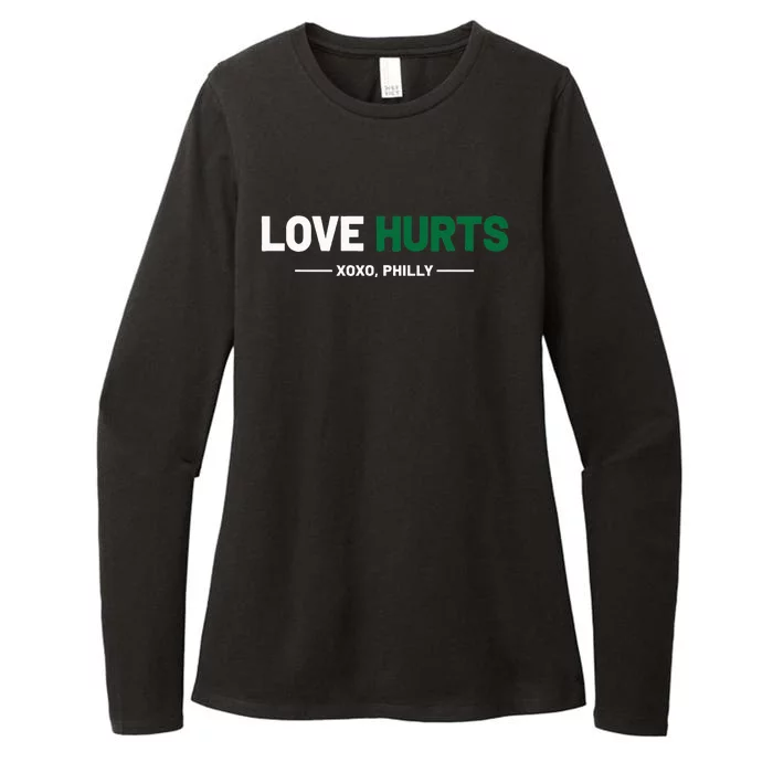 Philadelphia Love Hurts Philly Fan Pride Womens CVC Long Sleeve Shirt