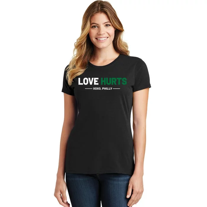 Philadelphia Love Hurts Philly Fan Pride Women's T-Shirt