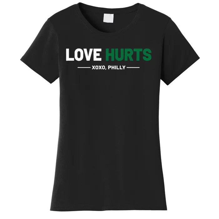 Philadelphia Love Hurts Philly Fan Pride Women's T-Shirt