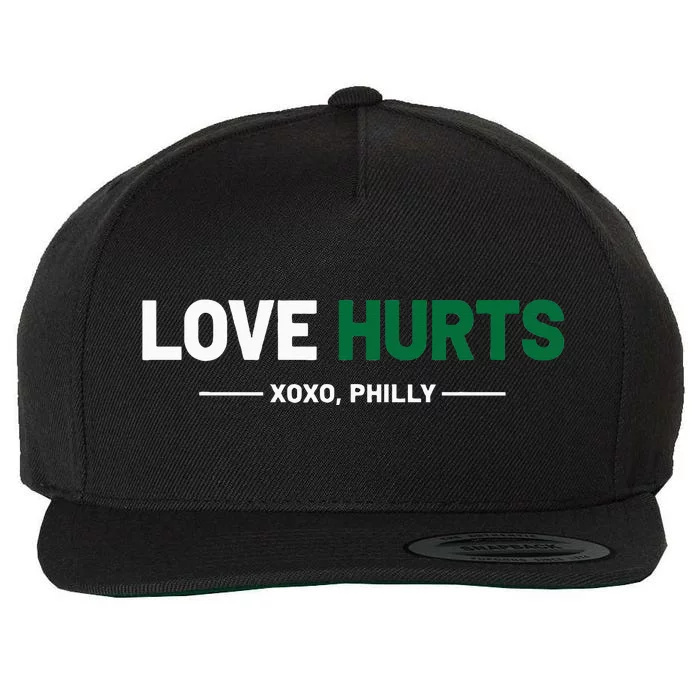 Philadelphia Love Hurts Philly Fan Pride Wool Snapback Cap