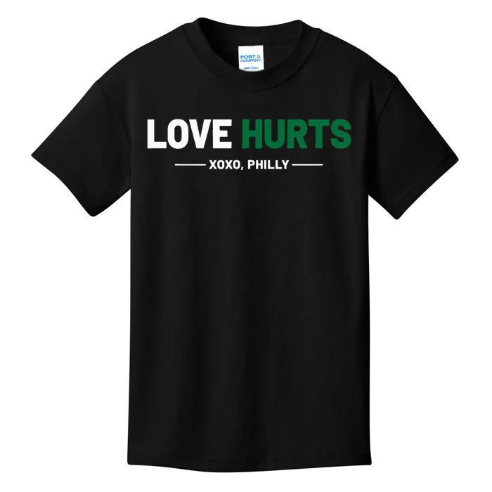 Philadelphia Love Hurts Philly Fan Pride Kids T-Shirt