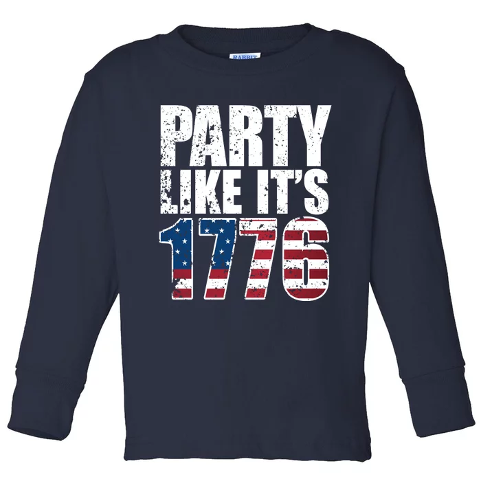 Party Like Its 1776 Toddler Long Sleeve Shirt