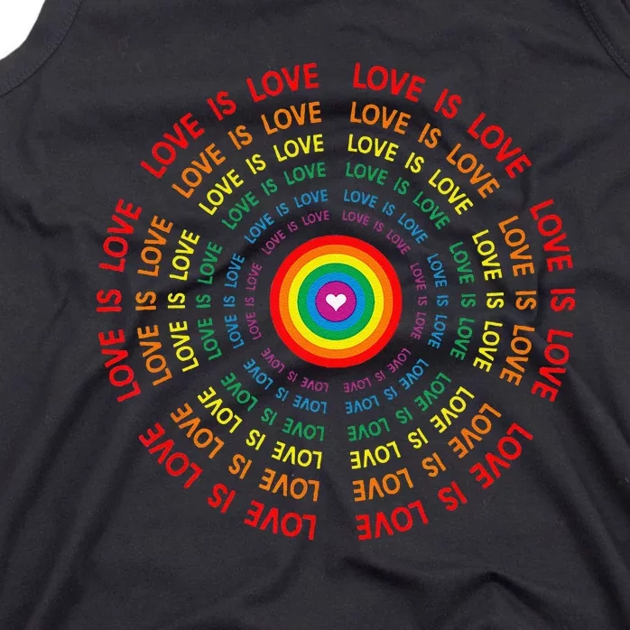 Pride Love Is Love LGBTQ Love Is Love Tank Top