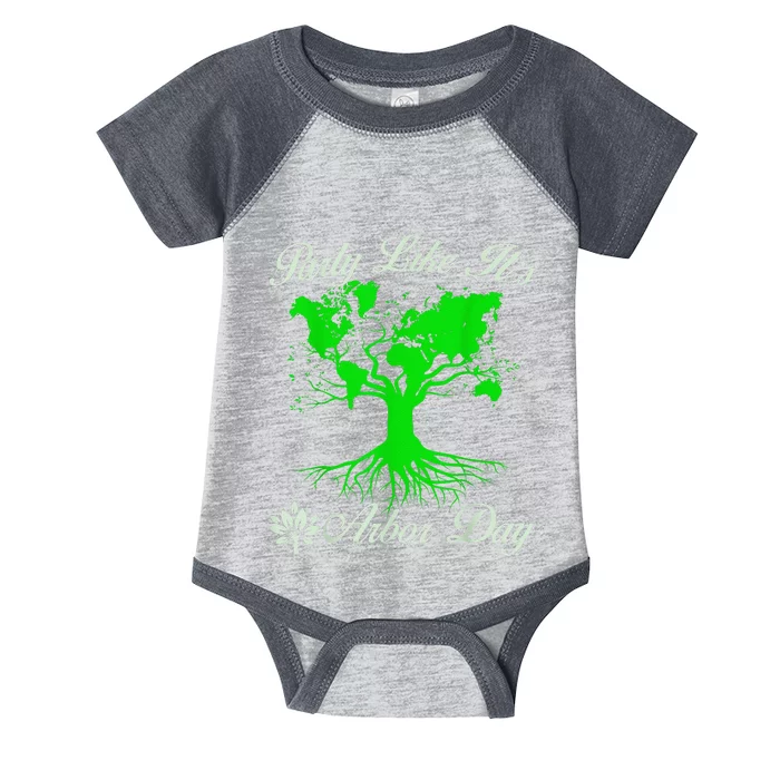 Party Like It Is Arbor Day Happy Arbor Day Love Our Planet Infant Baby Jersey Bodysuit