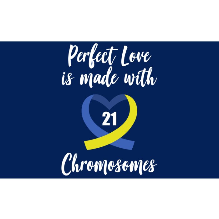 Perfect Love Is Made With 21 Chromosomes Down Syndrome Bumper Sticker