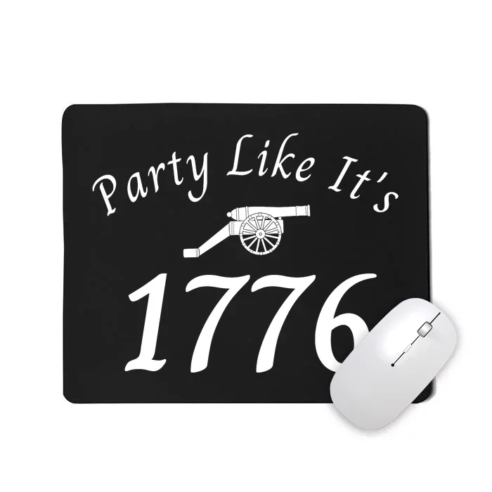 Party Like It’s 1776, American, Liberty, 4th Of July US Flag Mousepad