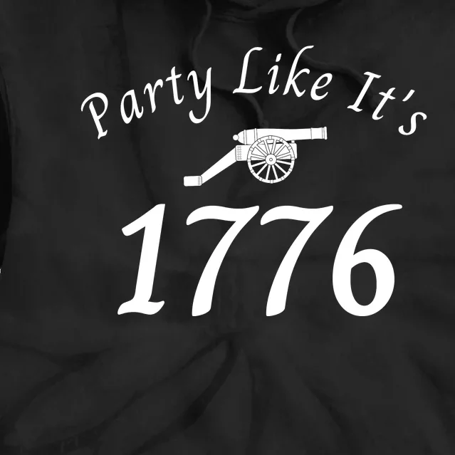 Party Like It’s 1776, American, Liberty, 4th Of July US Flag Tie Dye Hoodie