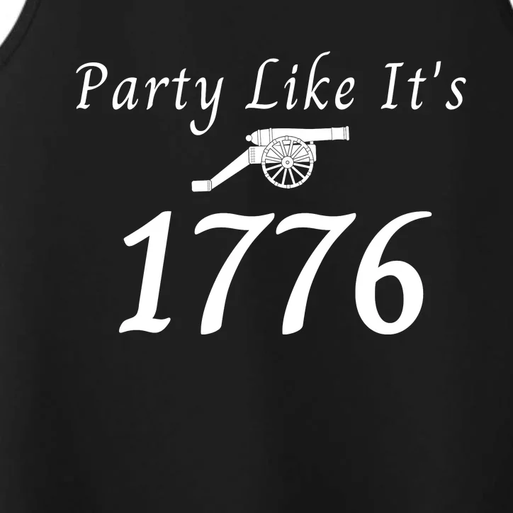 Party Like It’s 1776, American, 4th Of July US Flag, Liberty Performance Tank