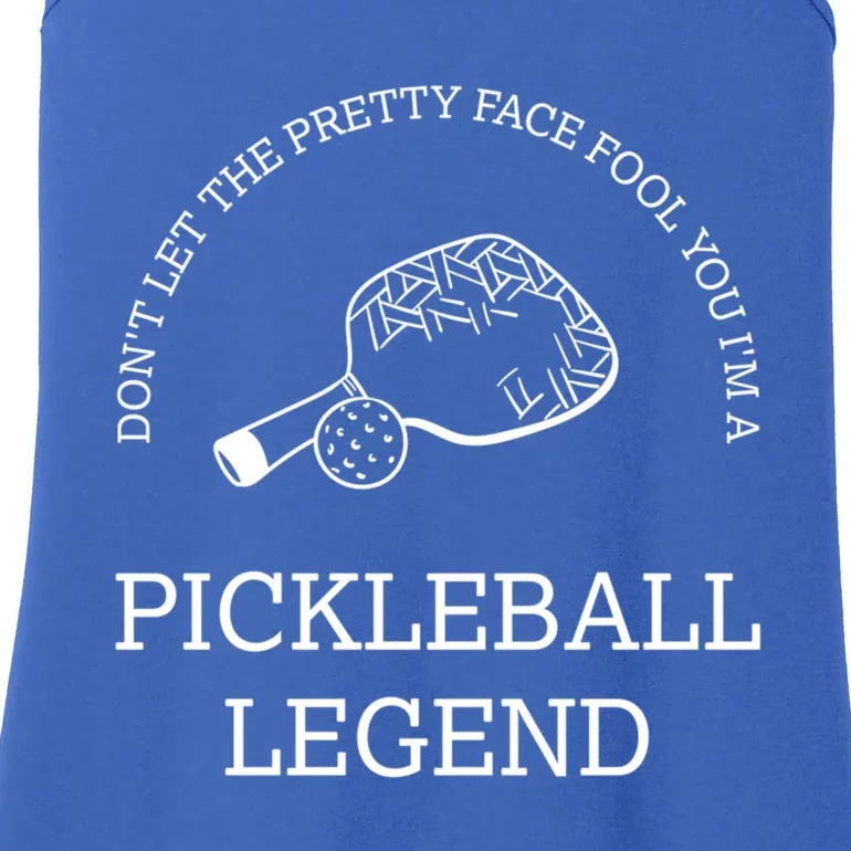 Pickleball Legend Ironic Saying Hobby Sports Dinking Cool Gift Ladies Essential Tank