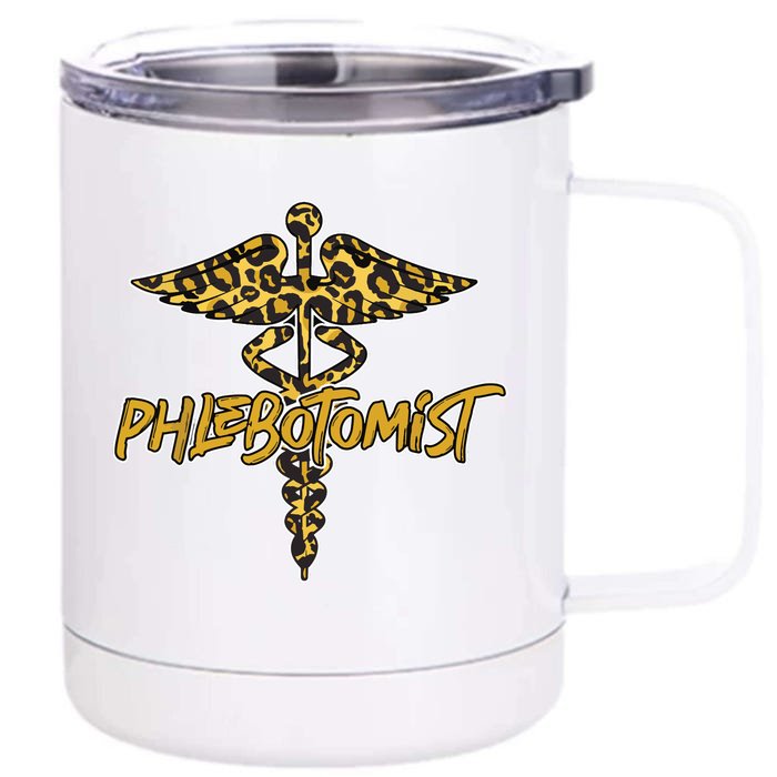 Phlebotomist Life Injection Phlebotomy Doctor Syringe Front & Back 12oz Stainless Steel Tumbler Cup