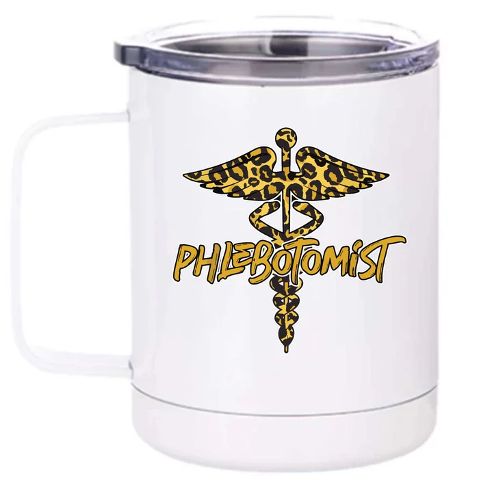 Phlebotomist Life Injection Phlebotomy Doctor Syringe Front & Back 12oz Stainless Steel Tumbler Cup