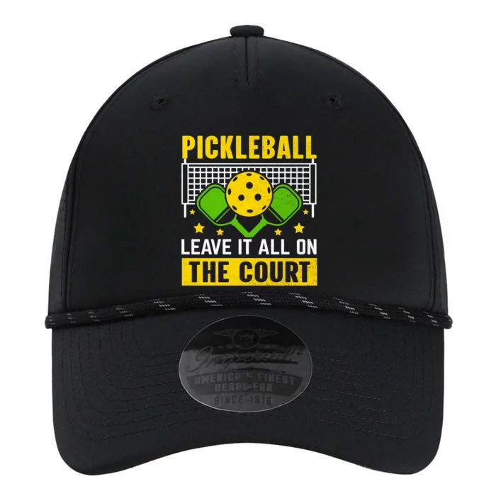 Pickleball Leave It All On The Court Performance The Dyno Cap