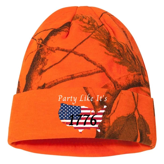 Party Like It’s 1776, American, 4th Of July US Flag, Liberty, Freedom Kati - 12in Camo Beanie