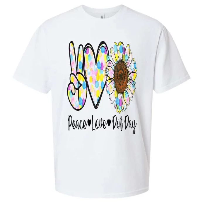 Peace Love International Dot Day Happy Dot Day Colorful Sueded Cloud Jersey T-Shirt