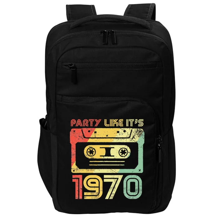 Party Like Its 1970 Retro 70s Party Outfit Costume Impact Tech Backpack