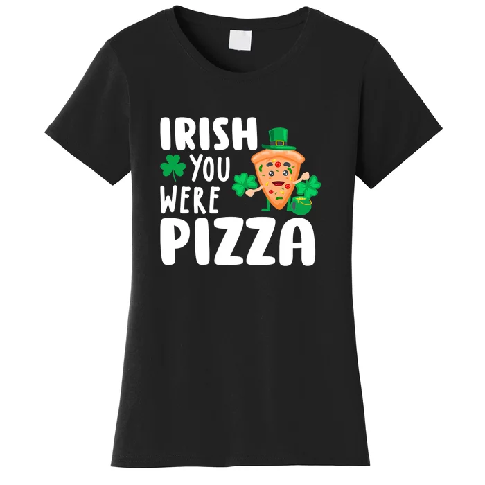 Pizza Lover Ireland Irish Proud St Patrick Day Women's T-Shirt