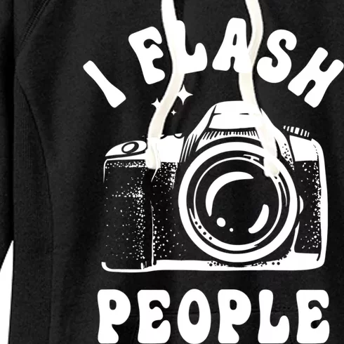 Photography Lover I Flash People Funny Camera Photographer Funny Gift Women's Fleece Hoodie