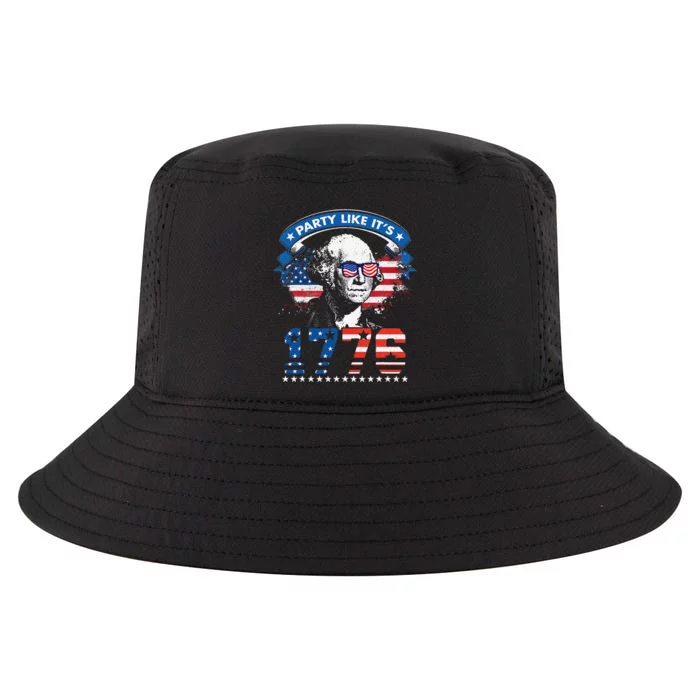 Party Like It Is 1776 4th of July Party George Washington Cool Comfort Performance Bucket Hat