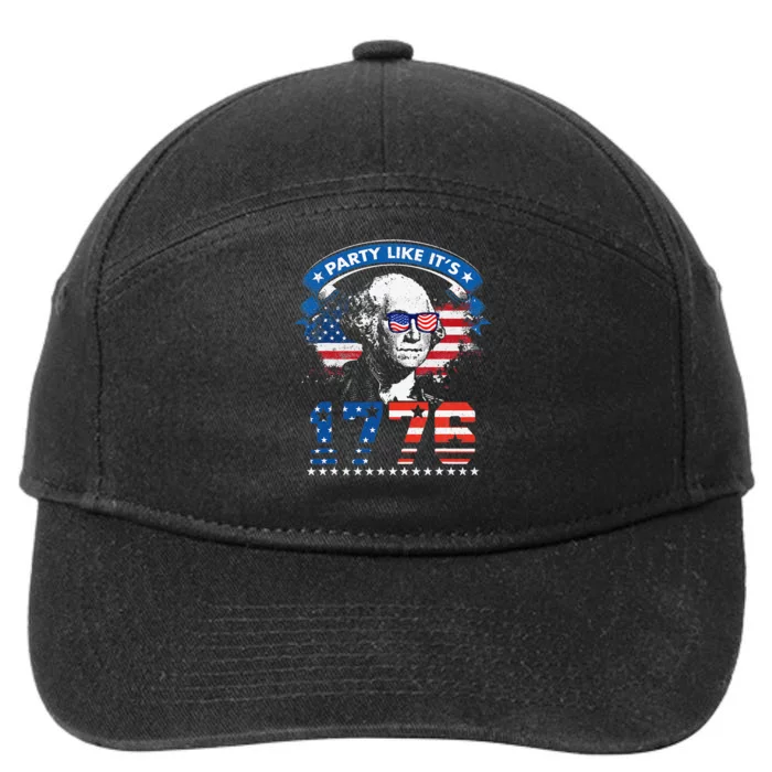 Party Like It Is 1776 4th of July Party George Washington 7-Panel Snapback Hat