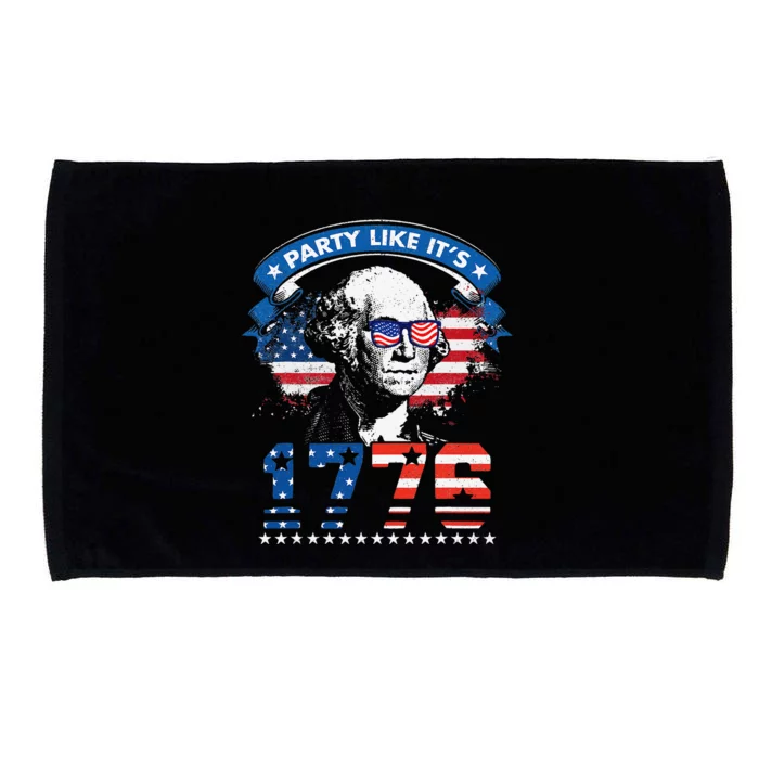 Party Like It Is 1776 4th of July Party George Washington Microfiber Hand Towel