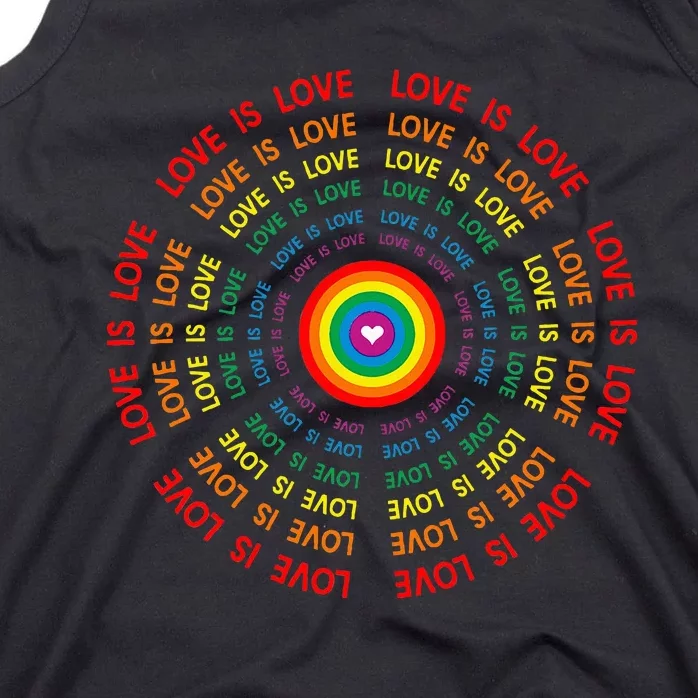 Pride Love Is Love Lgbtq Love Is Love Tank Top