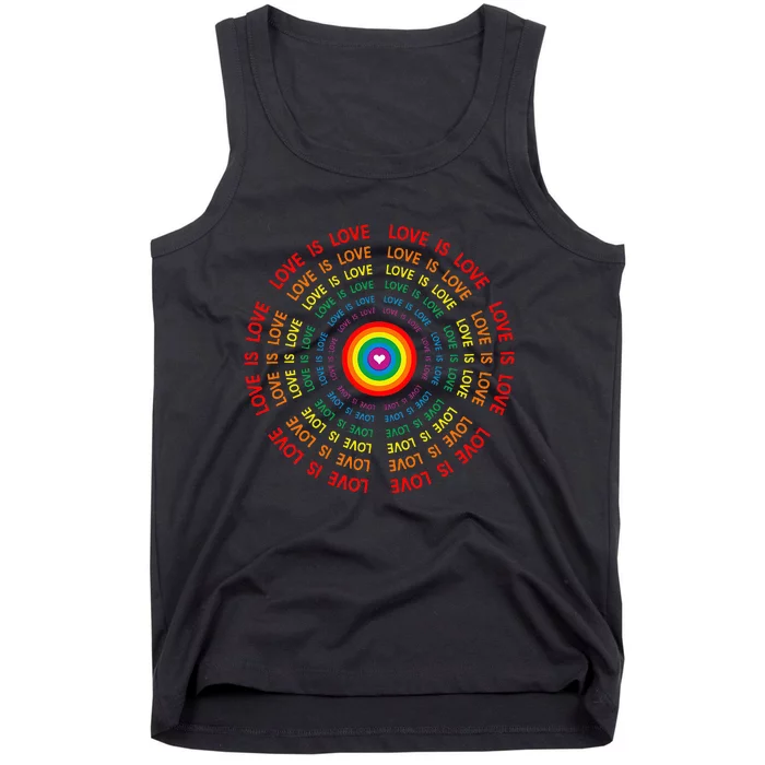 Pride Love Is Love Lgbtq Love Is Love Tank Top