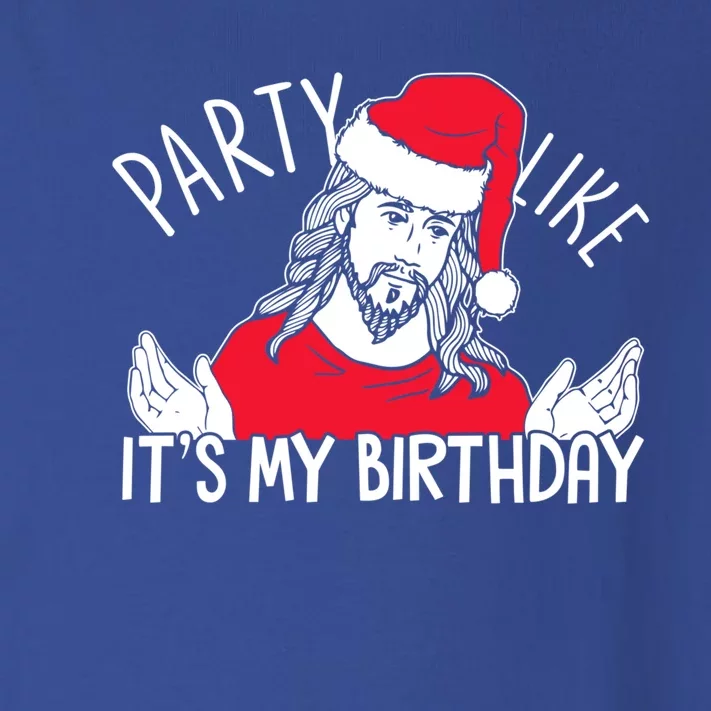 Party Like ItS My Birthday Jesus Christmas Pajama Cute Gift Toddler Long Sleeve Shirt