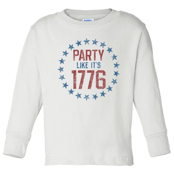 Party Like ItS 1776 Toddler Long Sleeve Shirt