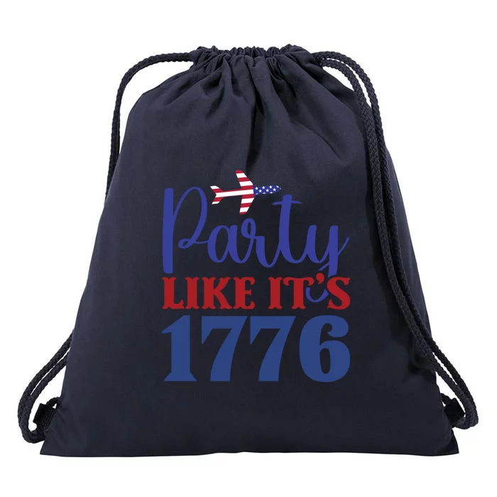 Party Like It's 1776 Memorial Day Gift Drawstring Bag