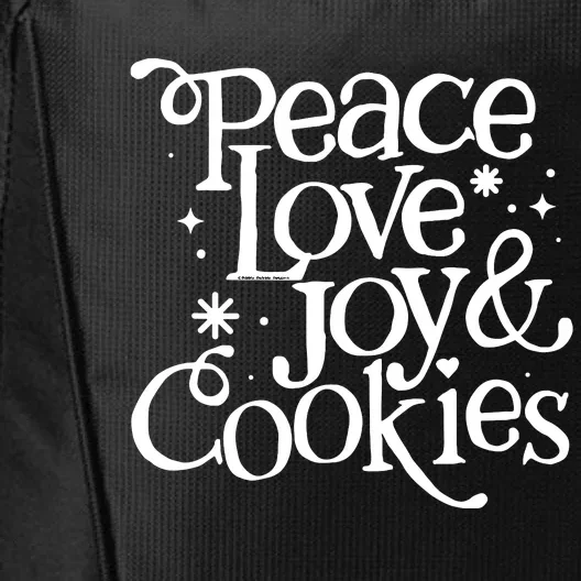 Peace Love Joy And Cookies City Backpack