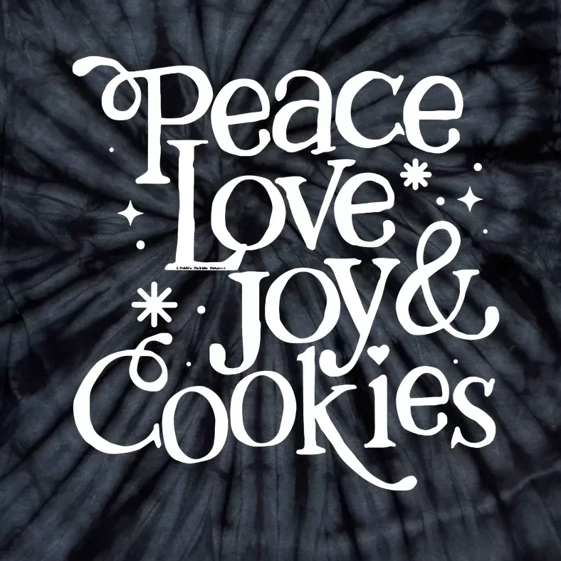 Peace Love Joy And Cookies Tie-Dye T-Shirt