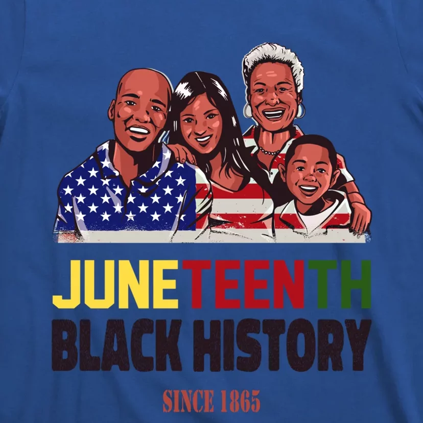 Peace Love Juneteenth Black History Family Pride Freedom Gift T-Shirt