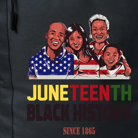 Peace Love Juneteenth Black History Family Pride Freedom Gift Daily Commute Backpack