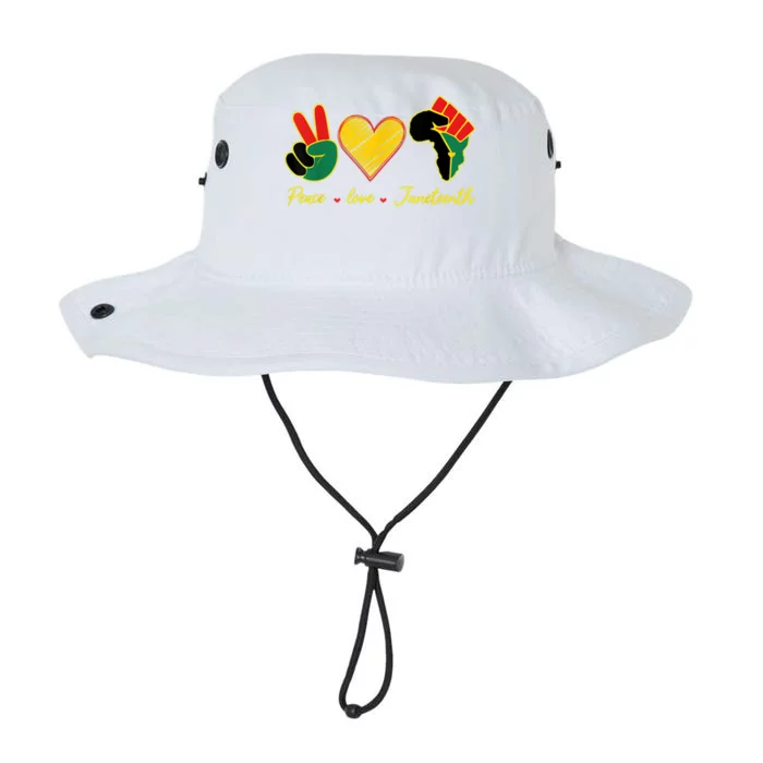 Peace Love Juneteenth Black Freedom 1865 Cute Gift Legacy Cool Fit Booney Bucket Hat