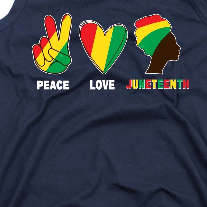 Peace Love Juneteenth Tank Top