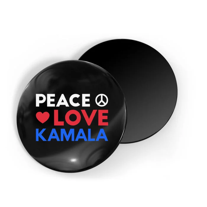 Peace Love Kamala Harris For President Potus 2024 Elections Magnet