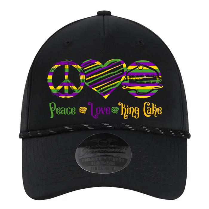 Peace Love King Cake Gift Performance The Dyno Cap