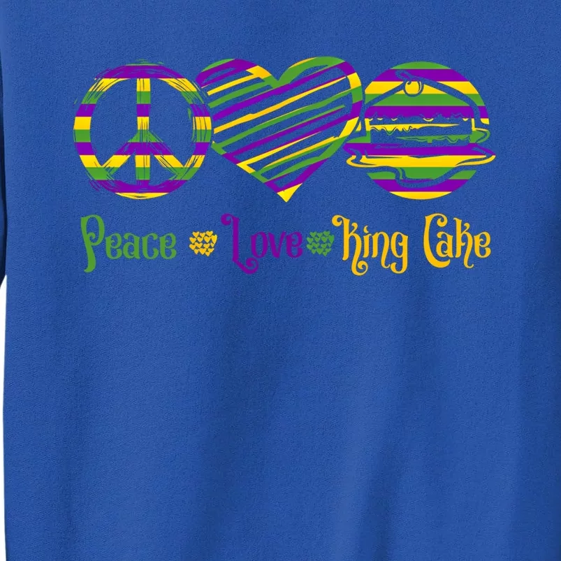 Peace Love King Cake Gift Sweatshirt