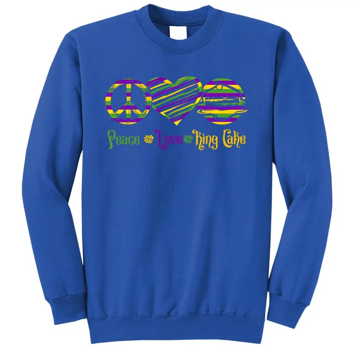 Peace Love King Cake Gift Sweatshirt