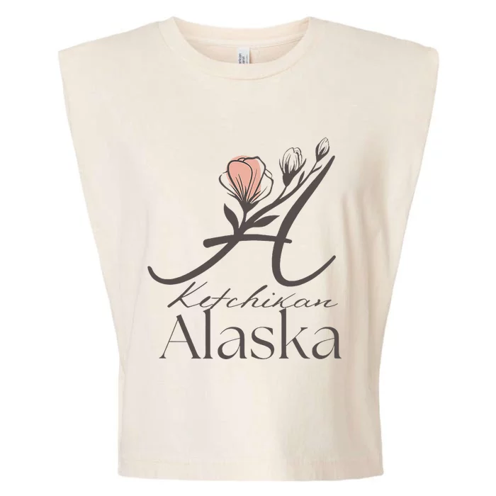 Proud Lady Ketchikan Alaska Women Home Sweet Home Garment-Dyed Women's Muscle Tee