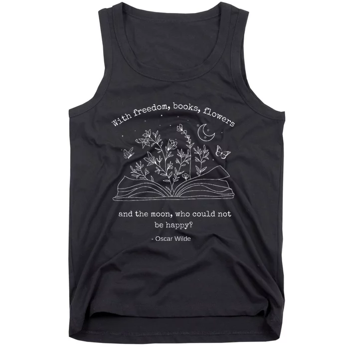 Poet Literary Literature Bookish Dark Academia Book Nerd Tank Top