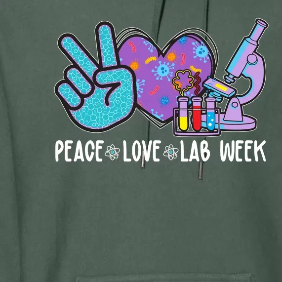 Peace Love Lab Week Science Fan Premium Hoodie