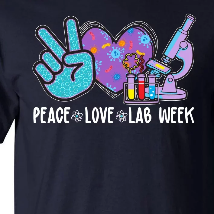 Peace Love Lab Week Science Fan Tall T-Shirt