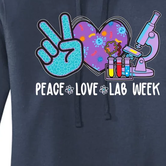 Peace Love Lab Week Science Fan Women's Pullover Hoodie