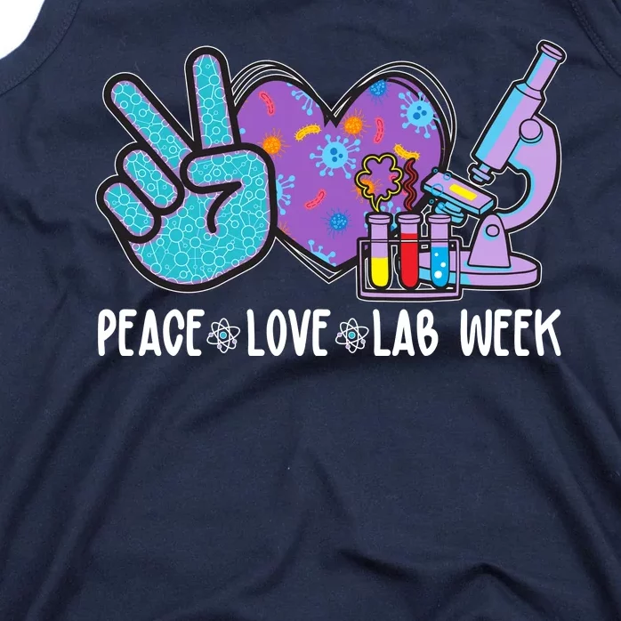 Peace Love Lab Week Science Fan Tank Top