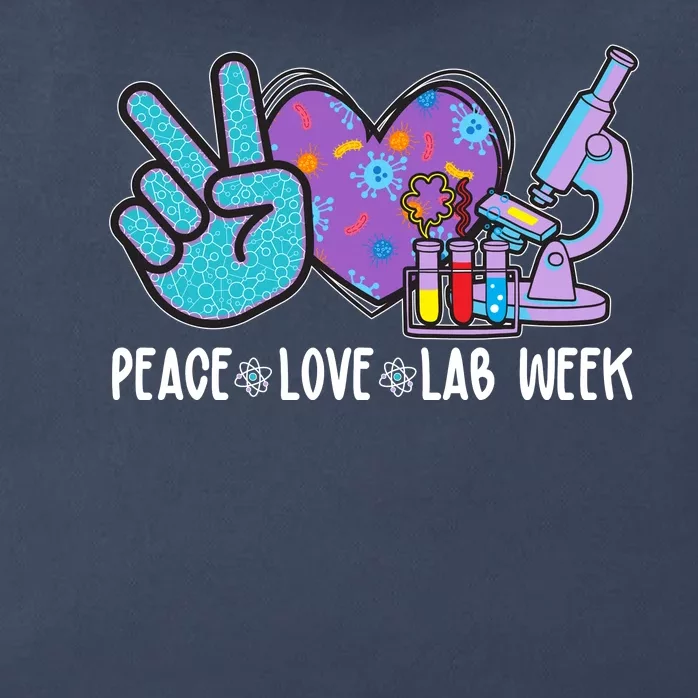 Peace Love Lab Week Science Fan Zip Tote Bag