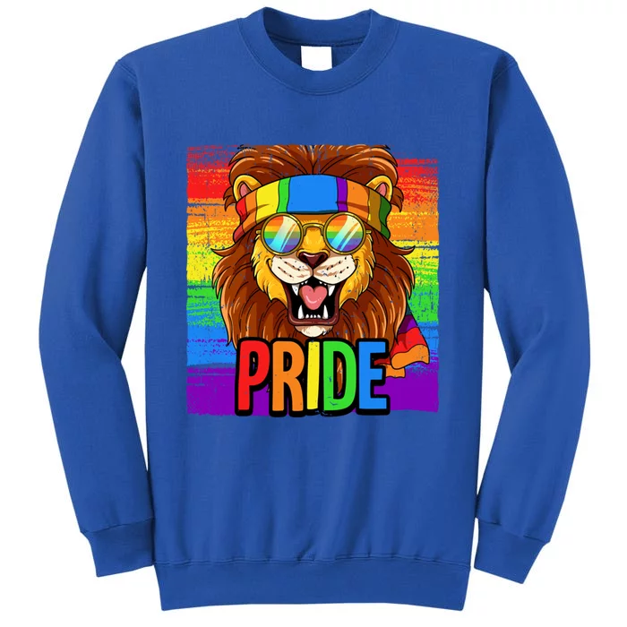 Pride Lion Lgbtq Rainbow Flag Pride Month Gift Sweatshirt