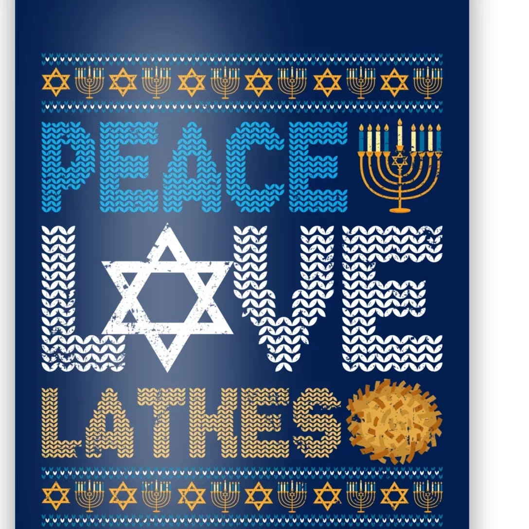 Peace Love Hanukkah 16oz Tumbler